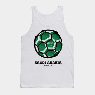 Saudi Arabia Football Country Flag Tank Top